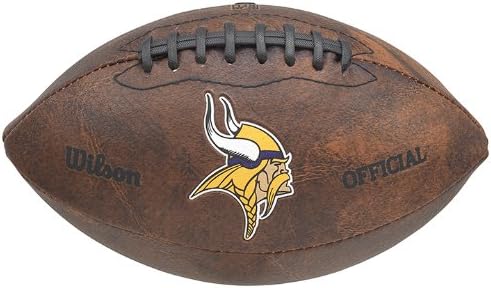 NFL Minnesota Vikings Color Logo Mini Football, 9-Inches