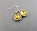 November Birthstone Earrings - Citrine Crystal Sterling Silver Teardrop Earrings - Gift for Her