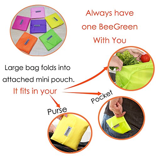 Shopping Tote Bags ,Myckuu 10 pcs Reusable Convenient Grocery Bags
