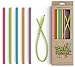 Silicone Straws - Slender Size BPA Free Non-Rubber Silicon Reusable Drinking Straws for Stainless Steel 20 oz Yeti Tumbler - Flexible, Chewy, Bendy & Safe for Kids/Toddlers