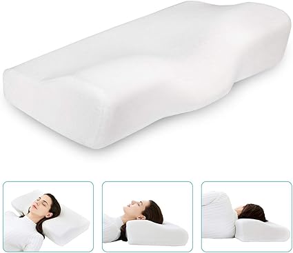 Amazon Com Dream Memory Foam Cervical Pillow Ergonomic Neck
