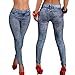 Lookatool Women's Denim Snowflake Skinny Stretch Pants Soft Tights Leggings