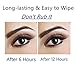 Eyebrow Tattoo Pen - Eaff Microblading Eyebrow Pencil with a Micro-Fork Tip Applicator Creates Natural Looking Brows Effortlessly and Stays on All Day (Brown)