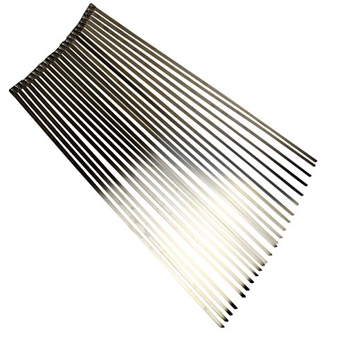 50pc Stainless Steel Metal Cable Ties Zip Ties 360mm x 4.6mm Bergen