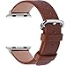 Fullmosa Leather Bands Compatible with Apple Watch 41mm 40mm 38mm 42mm 44mm 45mm 46mm 49mm Women Band Strap for iWatch Ultra 2/Ultra/10/9/8/7/6/5/4/3/2/1/SE2/SE, 42mm 41mm 40mm 38mm Brown