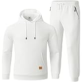 Rdruko Men's Sweat Track Suit Jogger Sweatsuits Tracksuits Workout Athletic Suit 2 Piece Set