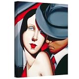 ArtWall 'Adam and Eve, Gangster Study' Gallery-Wrapped Canvas Art by Catherine Abel, 32 by 26-Inch