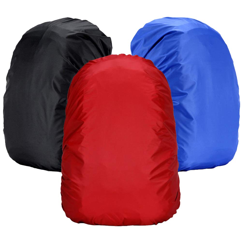 Backpack Rain Cover - WENTS Rain Cover for Backpack 100% Waterproof All-Over Protection Wear-Resisting and Durable for Hiking Camping Cycling Outdoor Activities(3Pcs/S/18-25L)