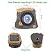 Greluna Outdoor Solar Garden Stump Light, 2 Modes LED Solar Powered Light,LED Solar Decor Light