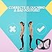 Posture Corrector for Women & Men, Comfortable & Adjustable Back Brace, Effective Neck Pain Relief Device, Improve Your Posture & Feel the Amazing Benefits, Corrects Slouching, Hunching & Bad Posture