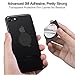 TORRAS Phone Ring Holder Spinner, 360° Rotation Cell Phone Finger Ring Stand Holder with Excellent Grip for iPhone, Samsung Galaxy, Sony, LG - Black