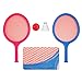 Badminton Racket Set for Kids, Toddlers with 2 Paddles, Ball and Birdie - Junior Kindergarten Student Outdoor Sports Tennis Racquet Play Game Beach Toys (2 Pack)
