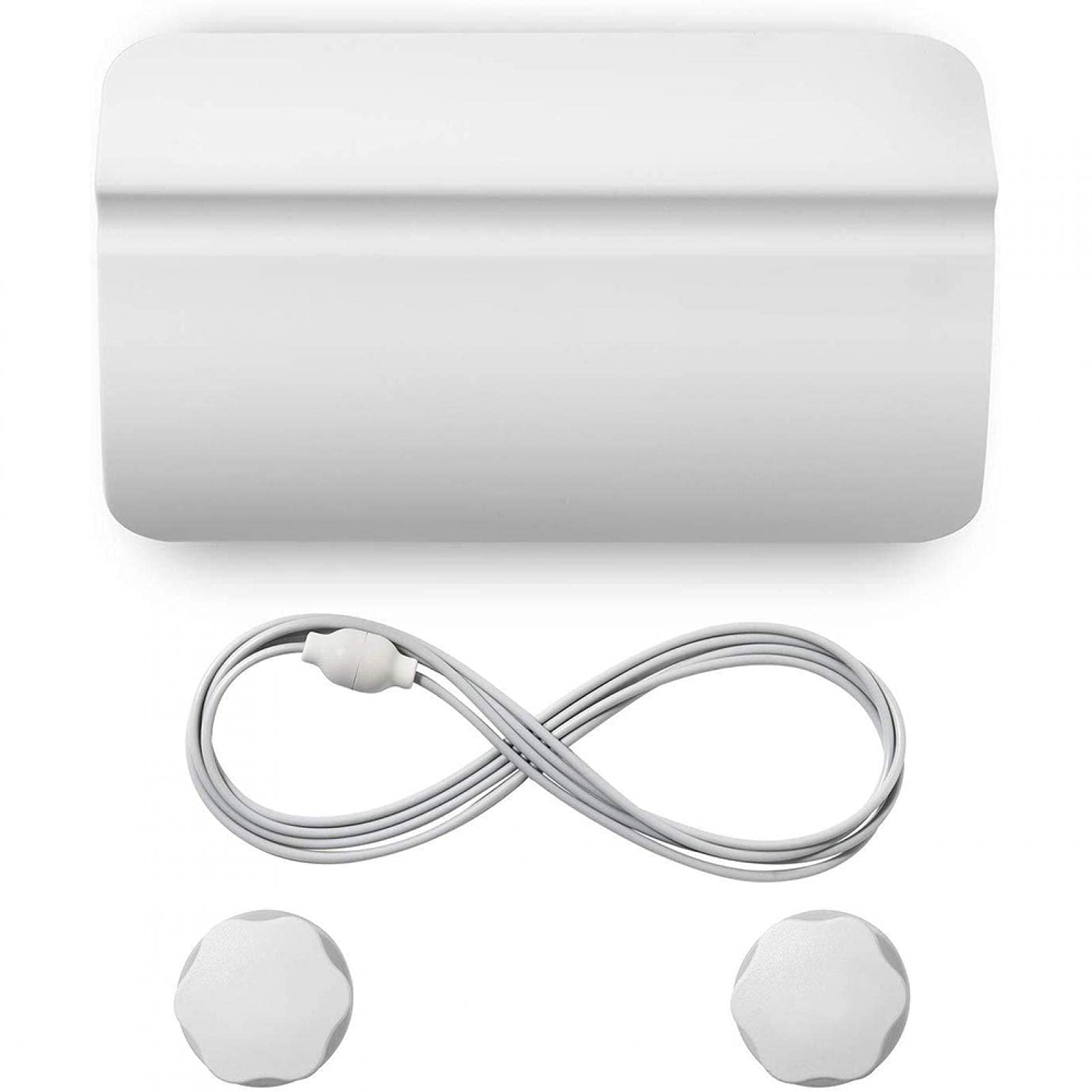 zalati Pet Door Opener Automatic Pet Access Door for Training Dogs Cats Pets Free Access Entry Exit Room Bathroom Bedroom - White