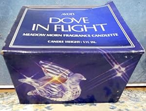 Image of Avon Candlette "Dove In Flight" Meadow Morn Fragrance Home Decor