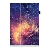 Fintie Surface Pro 7 / Pro 6 Case - Premium Vegan Leather Slim Fit Folio Cover with Stylus Holder, Compatible with Microsoft Surface Pro 5 / Pro 4 / Pro 3 and Type Cover Keyboard (Galaxy)