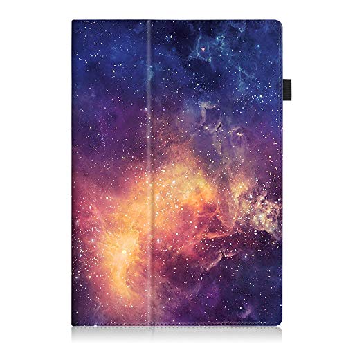 Fintie Surface Pro 7 / Pro 6 Case - Premium Vegan Leather Slim Fit Folio Cover with Stylus Holder, Compatible with Microsoft Surface Pro 5 / Pro 4 / Pro 3 and Type Cover Keyboard (Galaxy)