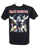 Iron Maiden Men's Tailgunner Explodes T-Shirt Black