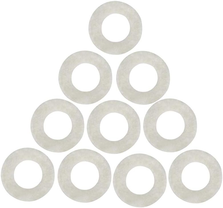 Trumpet Washers Pad 10 Pcs Valve Felt Washers Cushion Pad Brass Trumpets Musical Instrument Accessory: Musical Instruments