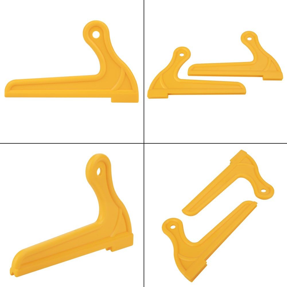 YWBL-WH 2Pcs Push Sticks V-Type Wood Saw Push Sticks for Carpentry Table Working Blade Router, Yellow - Image 5