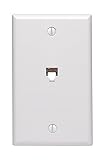 Leviton 40539-PMW Midsize Telephone Wall