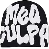 Lanhuiddup Y2K Beanie Hat Streetwear MEA Design Hats for Women Men Teenagers