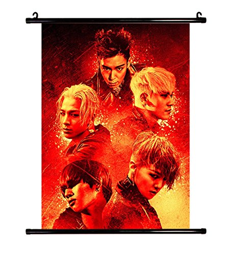 Fanstown bigbang made wall scroll cloth poster with lomo cards