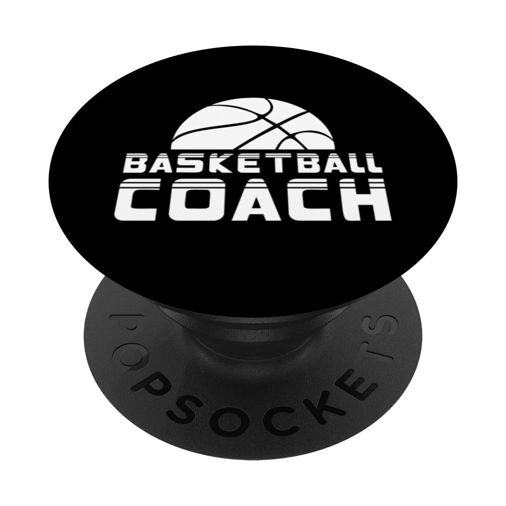 Basketball Coach Coaching Basketballer Trainer PopSockets Swappable PopGrip