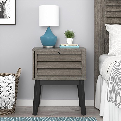 Ameriwood Home Vaughn Nightstand Gray O Buy Online In Albania At Desertcart