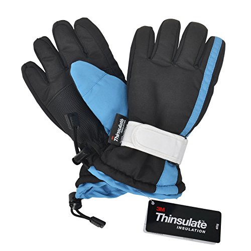 Kids Unisex Kids Thinsulate Waterproof Winter Warm Ski Gloves S