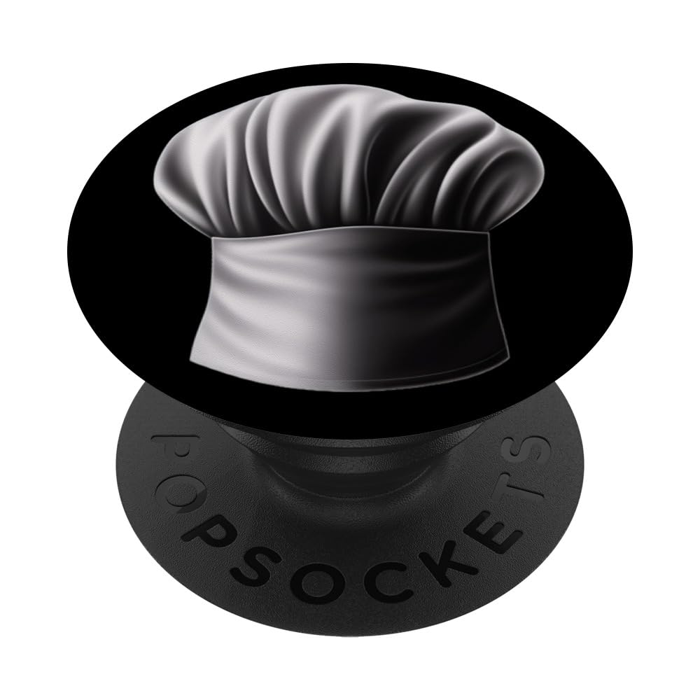 Chef Hat Cook Culinary Cap Cooking Baking PopSockets Swappable PopGrip
