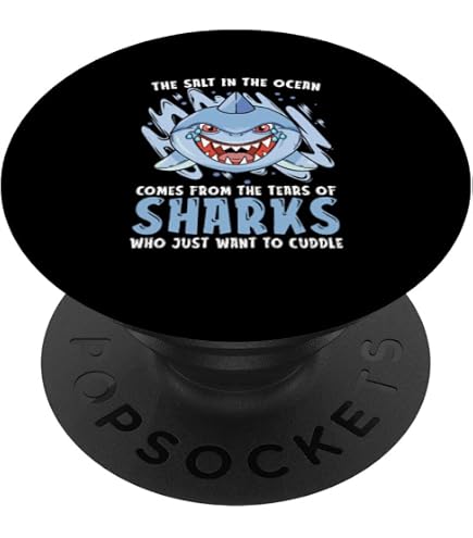 I Just Really Like Sharks Funny Shark PopSockets Swappable PopGrip