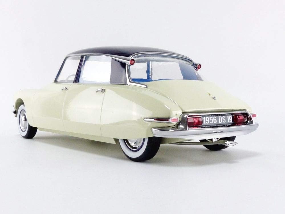 Miniature Norev 1/12 Citroën DS 19 1955, Couleur Aubergine Et Champagne, Prévente