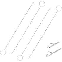 8 Pcs Drawstring Threader Tool Set - Sewing Loop Hooks, Tweezers For Hoodies, Pants, Belts