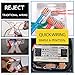 Glarks 108Pcs Buckle and Screw Set, 36Pcs PCT-212, PCT-213, PCT-214, PCT-215, PCT-218, PCT-2-2, PCT-2-3 Compact Wire Connectors with Buckle and Screw for Wires Connecting