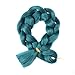 HVAXING 82 inch Ombre Jumbo Braiding Hair Extensions 2Pcs/Lot 165g/pcs High Temperature Kanekalon Fiber Crochet Twist Braids (Deep Green)