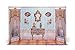 Doll Scene Backdrop - Reversible Baroque Interior and Castle,Fits 18
