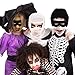 6 Pieces Robber Costume Set Include Canvas Dollar Sign Money Bags Eye Mask Knit Beanie Cap for Halloween Cosplay Burglar Theme Party