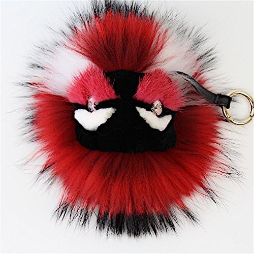 Natural Original Fur Monster Bag/cellphone Accessories Keychain W Plush Genuine Rabbit Fur Raccoon Fur Mink Fur Silk Wool Fox Fur (G6)