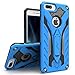Zizo Static Series for iPhone 8 Plus Case Military Grade Drop Tested with Kickstand iPhone 7 Plus iPhone 6s Plus Case Blue Black