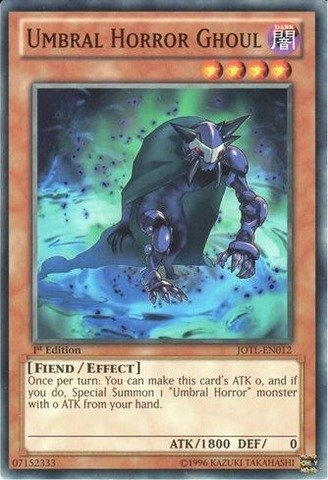 Yu-Gi-Oh! - Umbral Horror Ghoul (JOTL-EN012) - Judgment of the Light - 1st Edition - Common