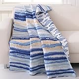 Barefoot Bungalow Crystal Cove Throw Blanket, 50