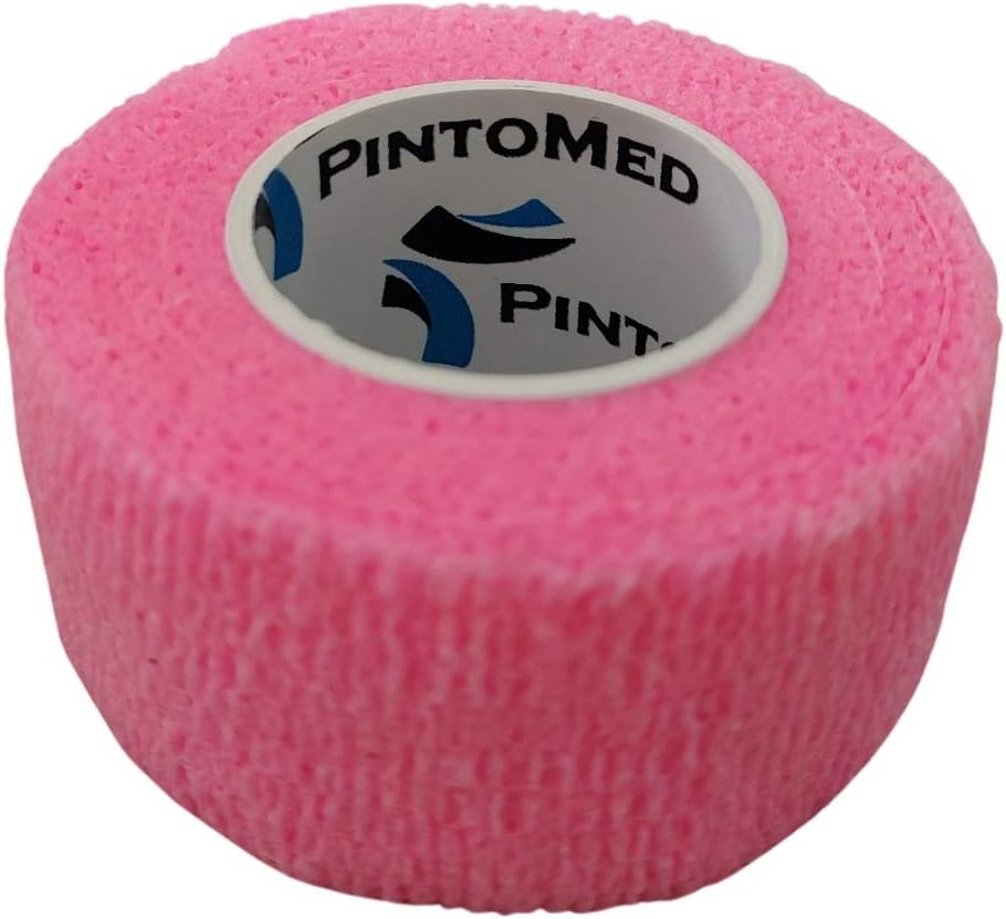 PintoMed, 6 X Pink X 2.5CM X 4.5M, Cohesive Bandage Stretched, Self-Adhesive Flexible Bandages - Image 4