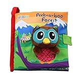 Picture Cognize Book，BeautyVan Animals Pony Soft Cloth Baby Intelligence Development Picture Cognize Book (A)
