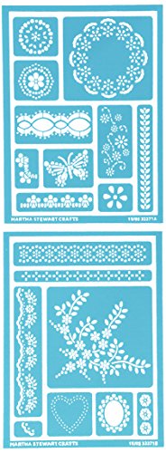 Martha stewart crafts adhesive stencils (5.75 by 7.75-i…