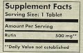 Solgar Rutin Bioflavonoids Tablets, 500 mg, 100 Count