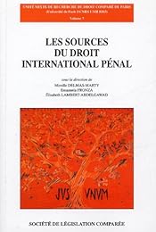 Les  sources du droit international pénal