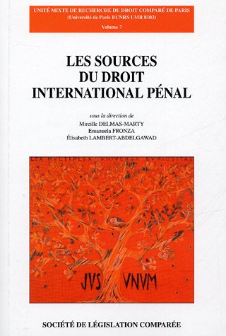 Les  sources du droit international pénal