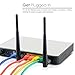 GearIT 10 Pack, Cat 6 Ethernet Cable Cat6 Snagless Patch 5 Feet - Computer LAN Network Cord, Orange - Compatible with 10 Port Switch POE 10port Gigabit