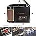 D&L Vinyl Record Player, Wood 7-in-1 Bluetooth Phonograph, Built-in 9W Stereo Speakers, CD/MP3 Player, FM Radio, USB/SD Play & Encoding,Turntable Vinyl Records(Updated Black)thumb 4