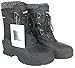 CLIMATE Men's Winter Snow Boots Shoes Waterproof Insulated Lace UP YSC-6 BLACK-10.5